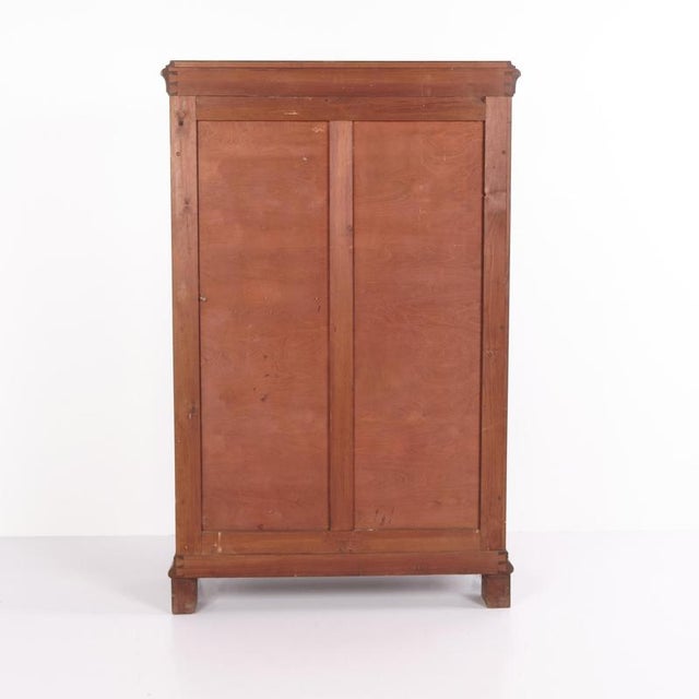 Display Cabinet in Hand-Polished Mahogany with Glass Doors, 1900 For Sale - Image 9 of 11