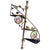 Pair of Gilded Metal Spiral Staircase Wall-Mounted Shelves - 1970's For Sale In Philadelphia - Image 6 of 12