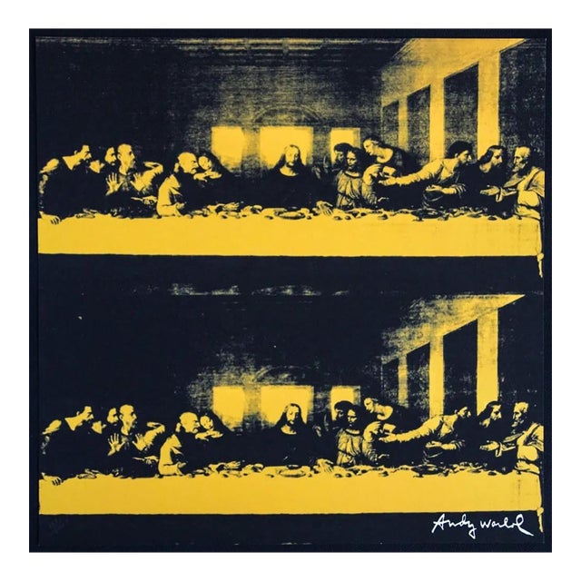 1986 Carnegie Museum of Art After Andy Warhol "Last Supper" Lithograph For Sale