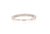 0.64 Carat Diamond 14 Karat White Gold Stackable Band, Size 7 For Sale - Image 4 of 6