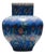 Handmade Ceramic Large Iznik Vase (Monumental Size) Cobalt Blue Background Floral For Sale