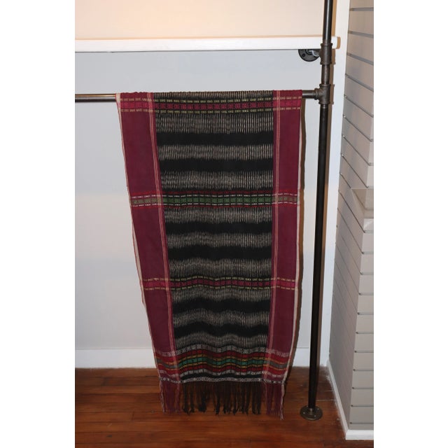 Early 20th Century Early 20th Century Indonesian Batak Textile - 2' x 5' For Sale - Image 5 of 9