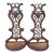19th Century English Gothic Revival Cast Iron Wall Planters - A Pair For Sale