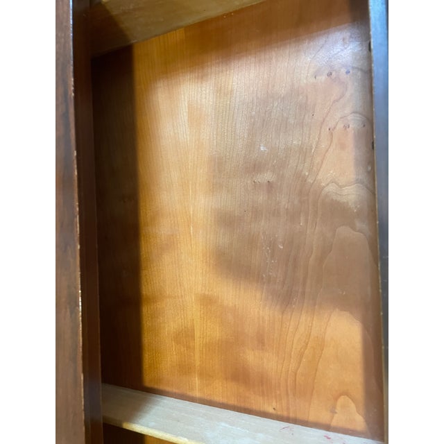 Drexel Heritage "Vintage Cherry" Expandable Flip-Top Server Bar Cabinet For Sale - Image 12 of 17