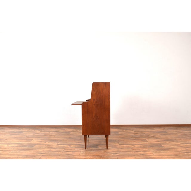 Mid-Century Danish Teak Secretary, 1960s For Sale - Image 10 of 18
