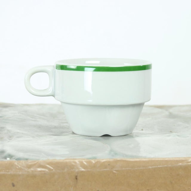 White Porcelain Cups by Lubiana, Poland, 1960s, Set of 12 For Sale - Image 10 of 10