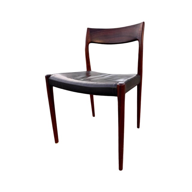 Mid-Century Modern Model 77 Dining Chair in Rosewood by Niels Otto Møller for J. L. Møllers, Denmark, 1970s For Sale - Image 3 of 9
