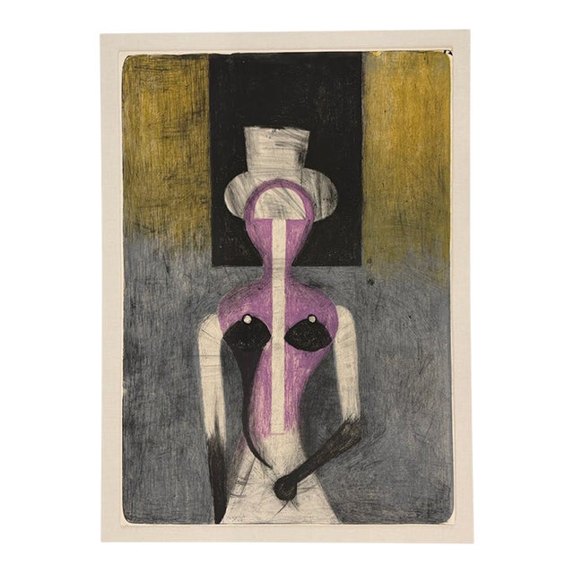 Rufino Tamayo 'Femme en Mauve' Limited Edition Print For Sale