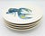 Fitz and Floyd Vintage Fitz & Floyd Cape Coral Home Blue Lobster Salad Plates- Set of 4 For Sale - Image 4 of 4
