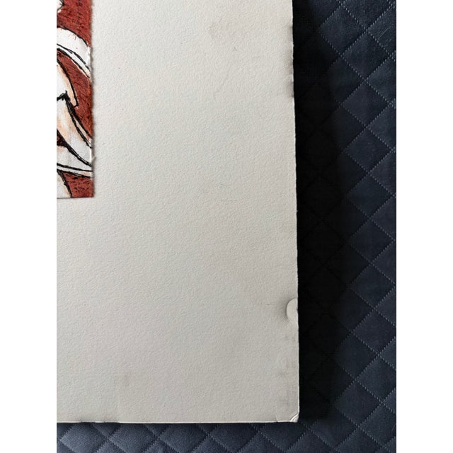 Ruth Esserman Abstract Architectural Mixed Media on Paper, Signed 2003 For Sale In Providence - Image 6 of 8