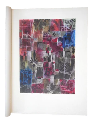 Vintage Mid 20th C. Ltd. Ed. Abstract Silkscreen Print-Paul Klee-1958