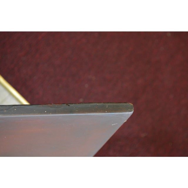 Wood 1950's Song Ho Vietnamese Black Lacquer Gold Koi Fish Artwork Painting on Wood For Sale - Image 7 of 18