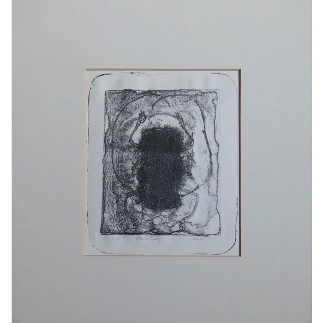 Vintage Signed Etching "Black Bug" Signed For Sale