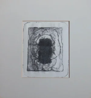 Vintage Signed Etching "Black Bug" Signed