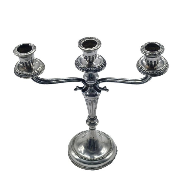 1950s Silver Candlesticks from Mario Sorelli, Italy, 1950s, Set of 2 For Sale - Image 5 of 10