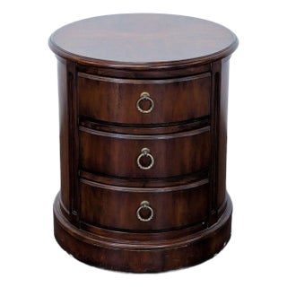 Hekman Attributed Oval Drum Table For Sale