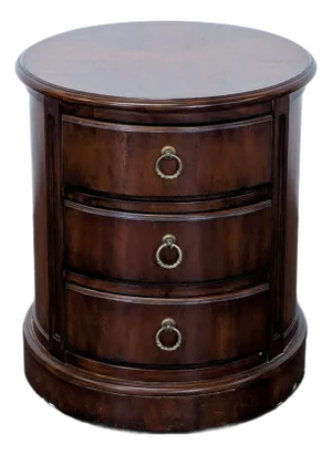 Hekman Attributed Oval Drum Table