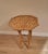 1970s Bamboo Bohemian Table Octagonal Folding Side Table For Sale In Tampa - Image 6 of 7