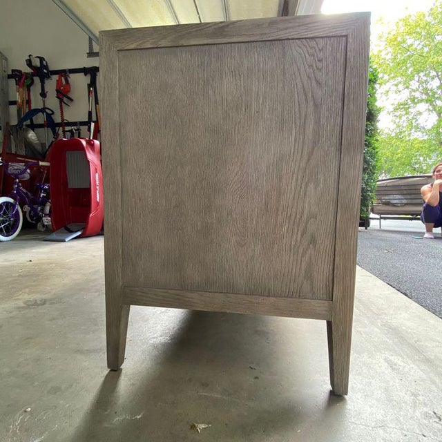 Restoration Hardware French Contemporary Open Nightstands a Pair