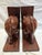 Early 20th Century Carved Teak Elephant Bookends, a Pair For Sale - Image 5 of 12