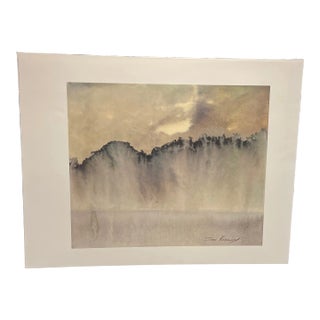 Late 20th Century Watercolor Painting by John Kokkinos For Sale