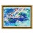 1976 High Seas Sailing Modern Blue Serigraph LeRoy Neiman For Sale
