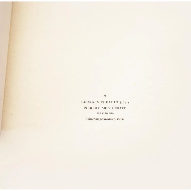 1947 After Georges Rouault, "Pierrot Aristocrate" First Edition Period Offset Lithograph For Sale In Dallas - Image 6 of 8