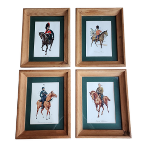 1940s Dewar's Regimental Series Reproduction Prints