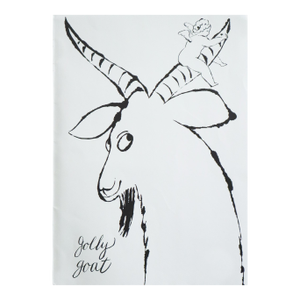 1990 Andy Warhol Colouring Book - Golly Goat (Matted)
