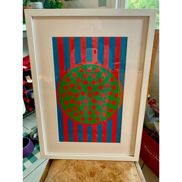 This is an original serigraph printed in a limited edition in the early 1960's -- between 1963 and 1968, and recently...