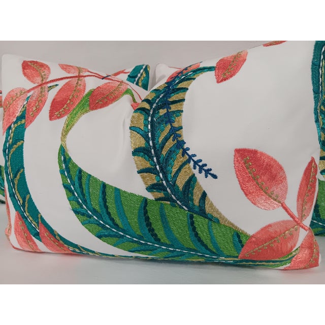 2020s Stroheim " Irene Starfish" Embroidery Pillow, Down Filled For Sale - Image 5 of 6