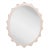 Fleur Home Garden District Valmont Oval Mirror in Pink Ground, 26x31 For Sale