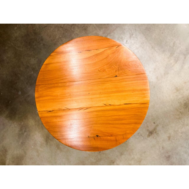 Sculptural Three-Legged Side Table in Ivory Wood, Brazilian Modern, 1950s For Sale - Image 9 of 15