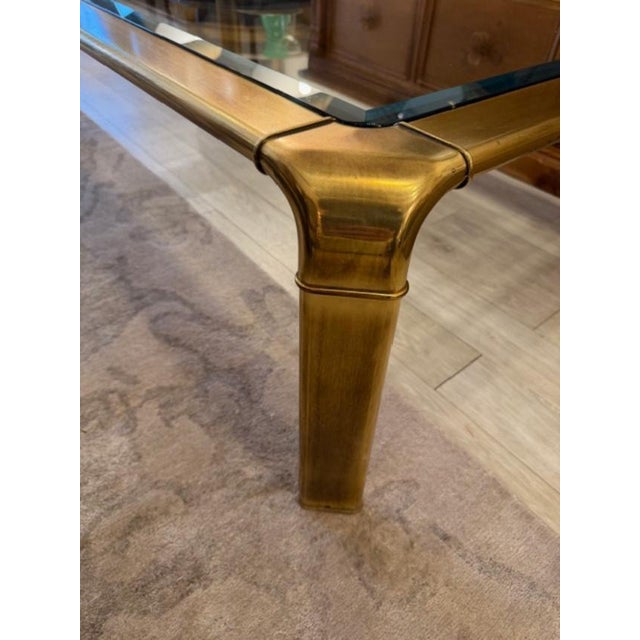 Metal 1990s Mastercraft Cocktail Table by John Widdicomb For Sale - Image 7 of 8