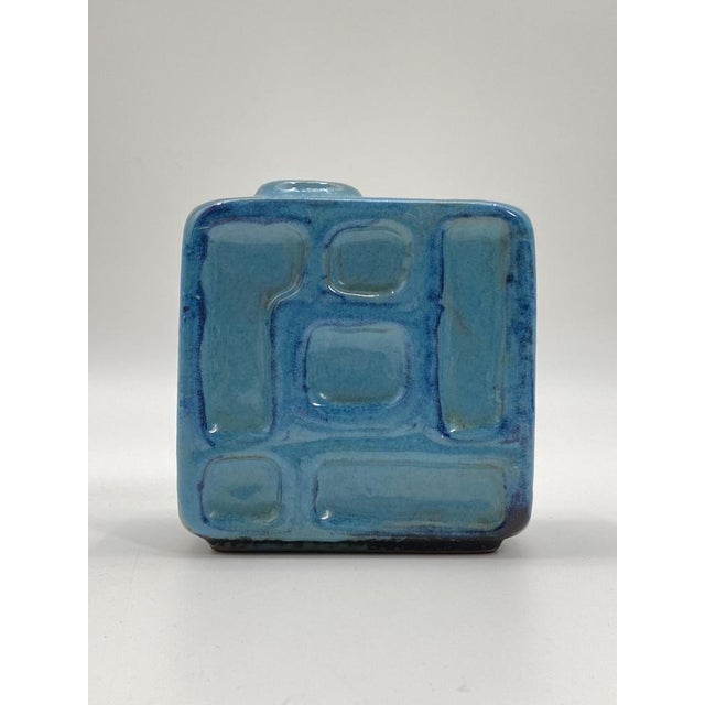 Mid-Century Geometric Vase in Glazed Ceramics, Germany, 1950s For Sale - Image 4 of 14