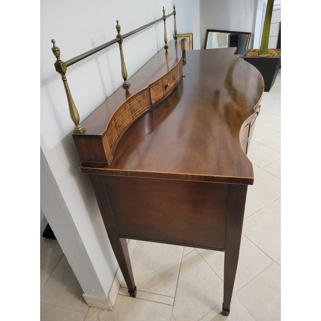 Mid 20th Century Sheraton Style Credenza For Sale - Image 12 of 12