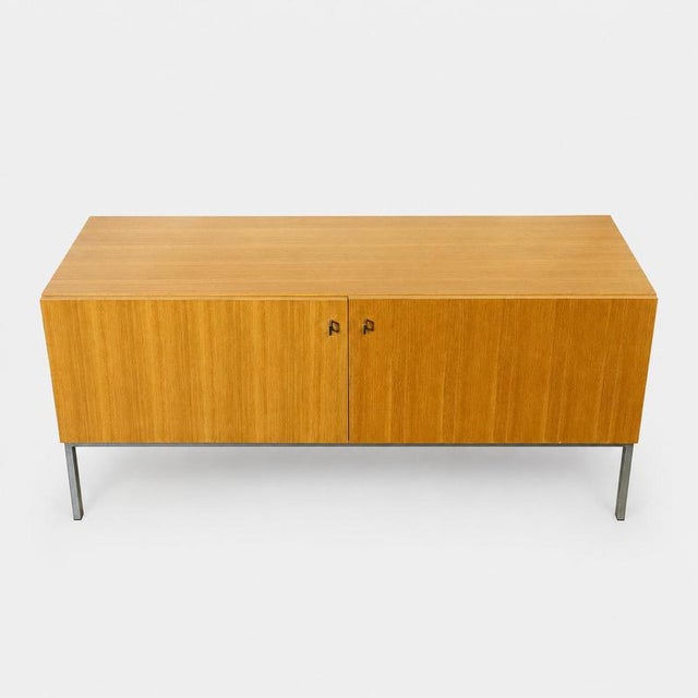 Vintage Low Sideboard with Metal Base, 1970s For Sale - Image 5 of 6