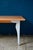 Wood Extendable Table with Bent Steel and Light Wood Legs, 1990s For Sale - Image 7 of 18