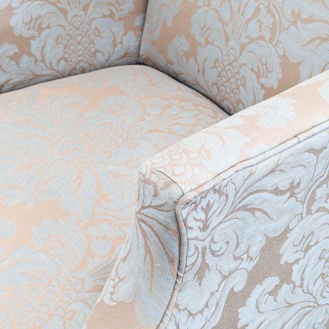 Mitchell Gold + Bob Williams Upholstered High Back Arm Chair For Sale - Image 9 of 11