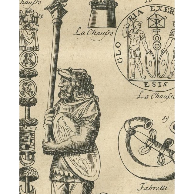 Montfaucon, Roman Military Standards, Eagle and War Horns, 1722 ...