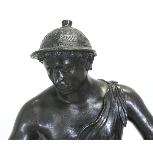 Late 19th Century Classical Roman Fisherman Bronze Sculpture For Sale In Miami - Image 6 of 8