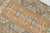 Textile Vintage Turkish Medallion Rug, Hand-Knotted Wool, Peach and Blue For Sale - Image 7 of 10