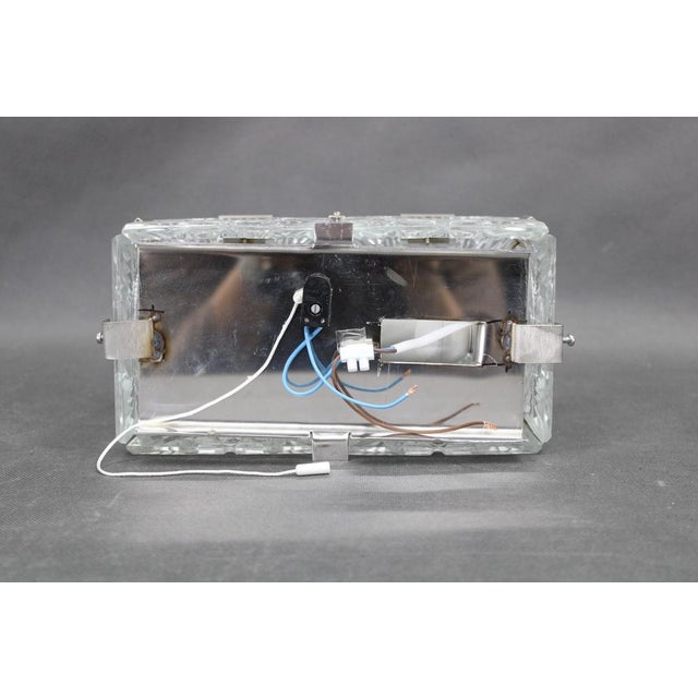 Mid-Century Czech Glass Wall Lights from Kamenický Šenov, 1970s, Set of 2 For Sale - Image 8 of 12