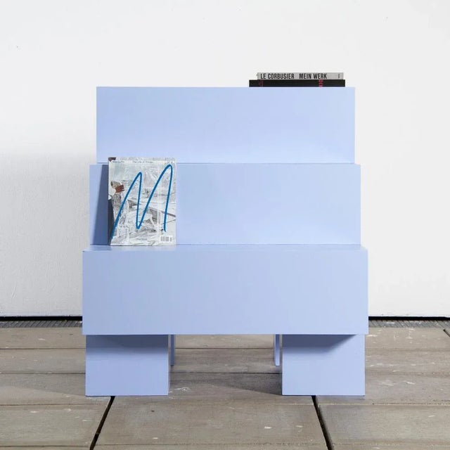 Blue Stair Shelf Seating Object by Haus Otto For Sale - Image 8 of 9