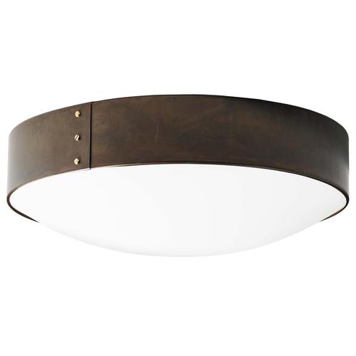 Metal Large Iron Oxide Ceiling Lamp from Konsthantverk For Sale - Image 7 of 7