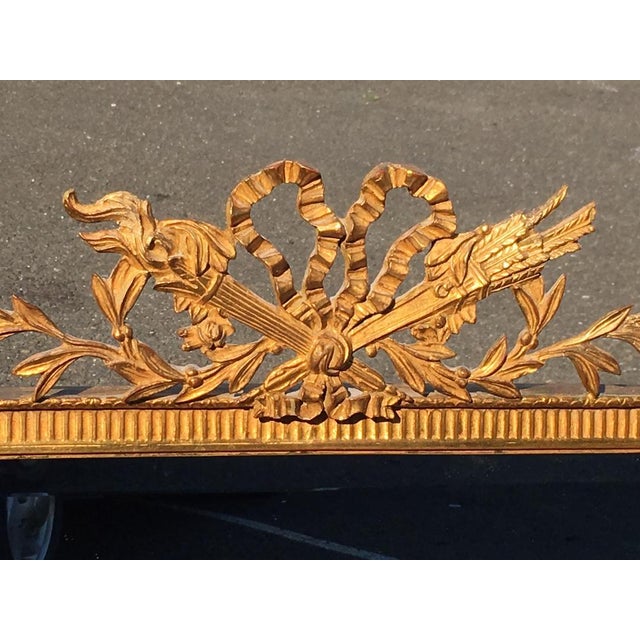Gold Vintage Carver's Guild French Hunt Wall Mirror For Sale - Image 8 of 10