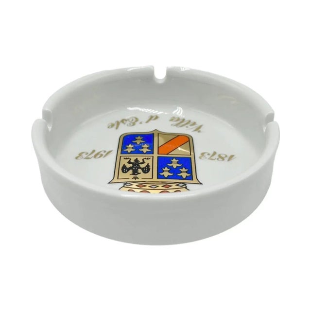 2020s Villa d'Este Hotel Ashtray Lake Como Italy Porcelain For Sale - Image 5 of 12