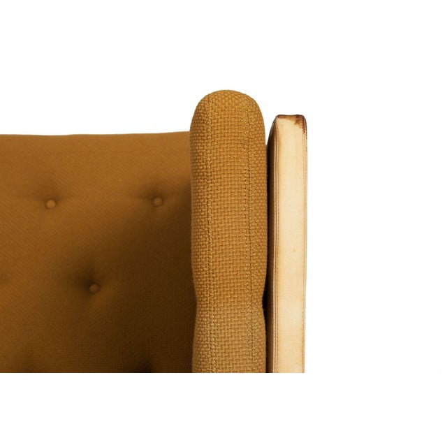 Vintage Danish Modern Oak, Tweed and Leather Ej315 Sofa by Erik Jørgensen For Sale - Image 10 of 18