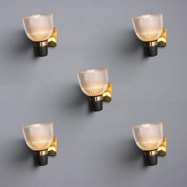 Lamps in the style of Ignazio Gardella, 1950s, Set of 5 For Sale - Image 11 of 11
