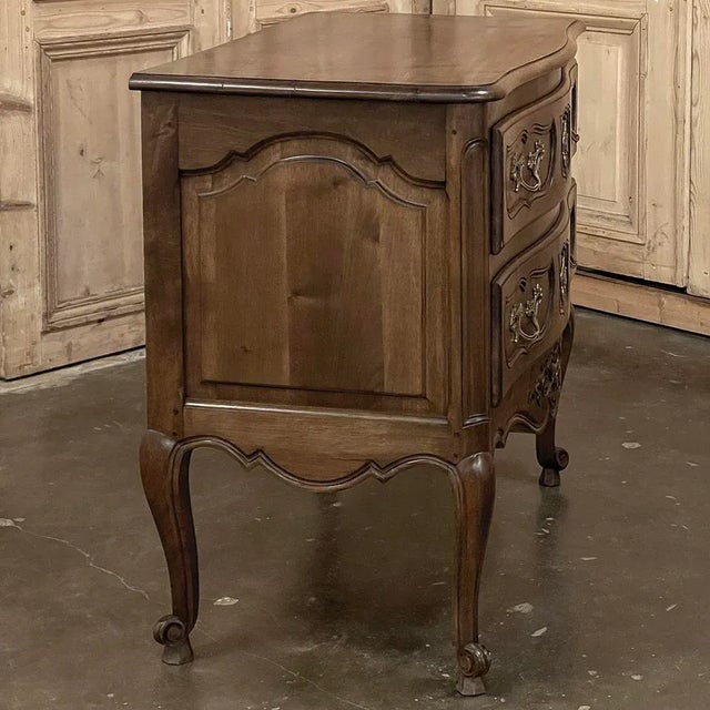 Antique Country French Regence Walnut Commode For Sale - Image 11 of 12